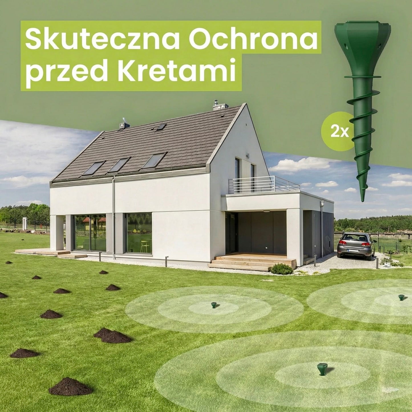 AntyKret – Solarny odstraszacz kretów