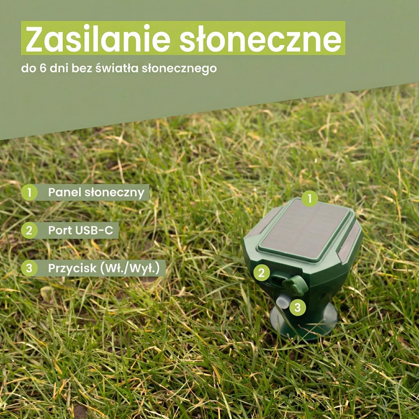 AntyKret – Solarny odstraszacz kretów